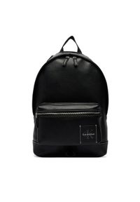 Calvin Klein Plecak Bold Pebble Round Backpack LV04D3425G Czarny. Kolor: czarny. Materiał: skóra #1