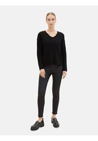 Tom Tailor Spodnie materiałowe 1039611 Czarny Slim Fit. Kolor: czarny. Materiał: wiskoza #6