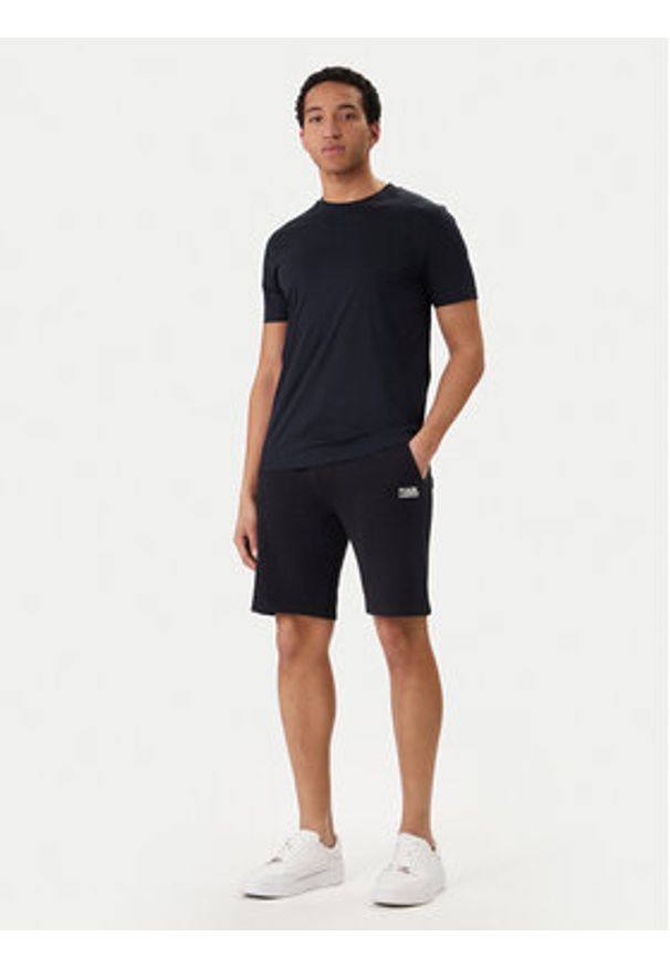 Karl Lagerfeld - KARL LAGERFELD Szorty sportowe 705783 562917 Granatowy Regular Fit. Kolor: niebieski. Materiał: bawełna. Styl: sportowy