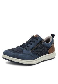 Rieker Sneakersy 16901-14 Granatowy. Kolor: niebieski. Materiał: materiał, syntetyk #4