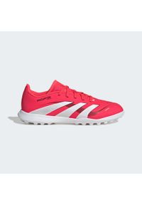 Adidas - Buty Predator League TF Kids. Kolor: biały, czerwony, wielokolorowy, czarny. Materiał: materiał