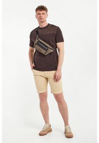 Karl Lagerfeld - T-shirt męski z nadrukiem logo KARL LAGERFELD. Wzór: nadruk #3