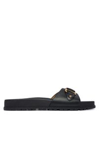 Lauren Ralph Lauren - LAUREN RALPH LAUREN Klapki 802982883002 Czarny. Kolor: czarny. Materiał: skóra #1