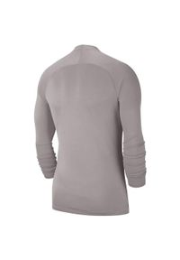 Nike - Bluza Męska Park DriFIT Base Layer Top. Kolor: szary. Sport: turystyka piesza