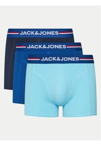 Jack & Jones - Jack&Jones Komplet 3 par bokserek Jactim 12255826 Kolorowy. Materiał: bawełna. Wzór: kolorowy