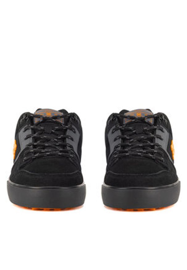 DC Shoes Sneakersy PURE WNT ADYS300151-XSKN Czarny. Kolor: czarny. Materiał: zamsz, skóra