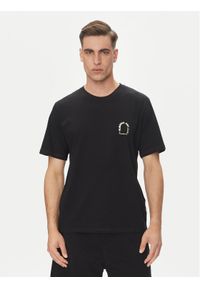 Jack & Jones - Jack&Jones T-Shirt Almeria 12276785 Czarny Relaxed Fit. Kolor: czarny. Materiał: bawełna