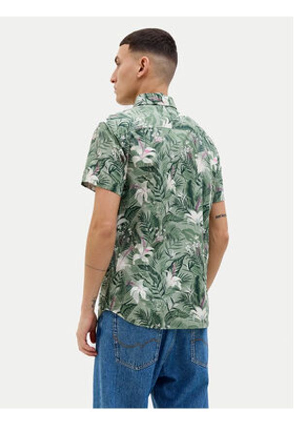 Jack & Jones Koszula Hawaii 12269137 Zielony Comfort Fit. Kolor: zielony. Materiał: bawełna
