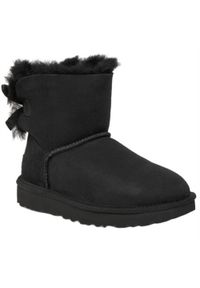 Ugg - Buty Śniegowce Damskie UGG MINI BAILEY BOW II. Kolor: czarny. Sport: turystyka piesza #1