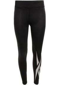 Legginsy Reebok Jr Vector Czarne 140 - Wygoda i Swoboda Ruchu. Kolor: czarny