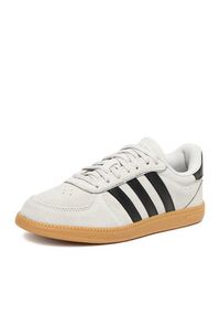 Adidas - adidas Sneakersy BREAKNET SLEEK JR0689 Szary. Kolor: szary. Materiał: zamsz, skóra
