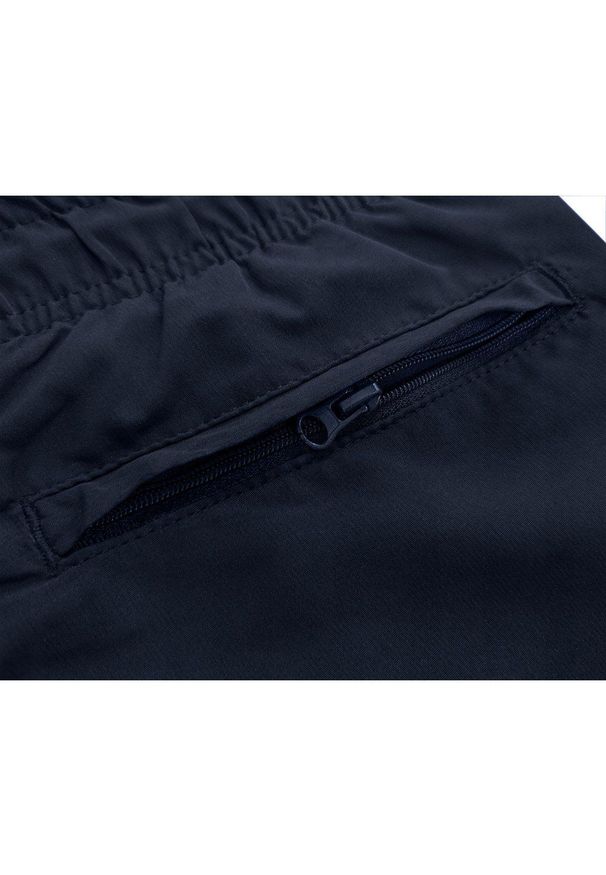 Męskie Spodenki Plażowe do Pływania (Kąpielówki) - Pako Jeans - Granatowe. Kolor: niebieski. Materiał: poliester
