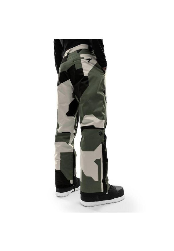 SIROKO - Męskie spodnie snowboardowe Sporty zimowe Siroko P1 Wasatch. Kolor: zielony. Sezon: zima. Sport: snowboard