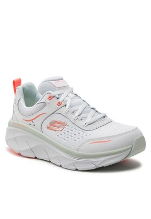 skechers - Skechers Sneakersy D'Lux Walker 2.0-Daisy Doll 150093/WMLT Biały. Kolor: biały. Materiał: materiał
