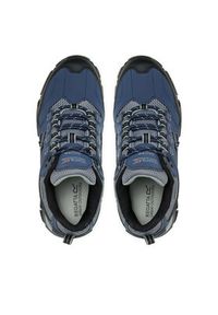 Regatta Trekkingi Holcombe Iep Low RMF572 Granatowy. Kolor: niebieski. Materiał: skóra. Sport: turystyka piesza #5