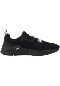 Puma - Przewodowe Buty Do Biegania Dla Dzieci. Okazja: na spacer. Kolor: czarny. Sport: turystyka piesza