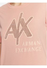 Armani Exchange T-Shirt 3RYTEC YJ3RZ 14AO Pomarańczowy Regular Fit. Kolor: pomarańczowy. Materiał: bawełna