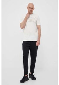 Hummel spodnie dresowe Interval kolor czarny gładkie. Kolor: czarny. Materiał: dresówka. Wzór: gładki #3