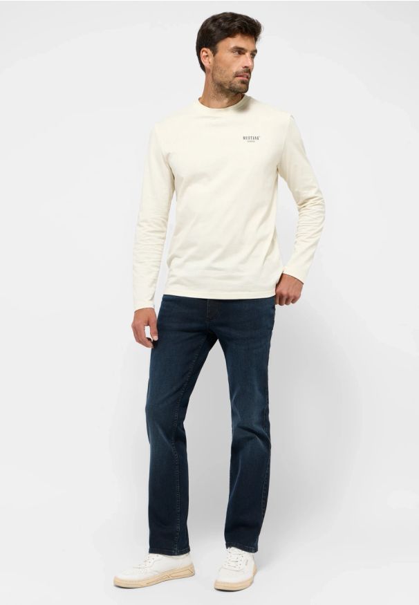 Męskie Spodnie Jeansowe Mustang Style Tramper Straight Denim Blue 1015878 5000 803