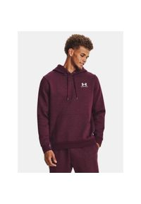 Under Armour - Bluza fitness męska UNDER ARMOUR Icon Fleece Hoodie z kapturem. Typ kołnierza: kaptur. Kolor: czerwony. Sport: fitness #1