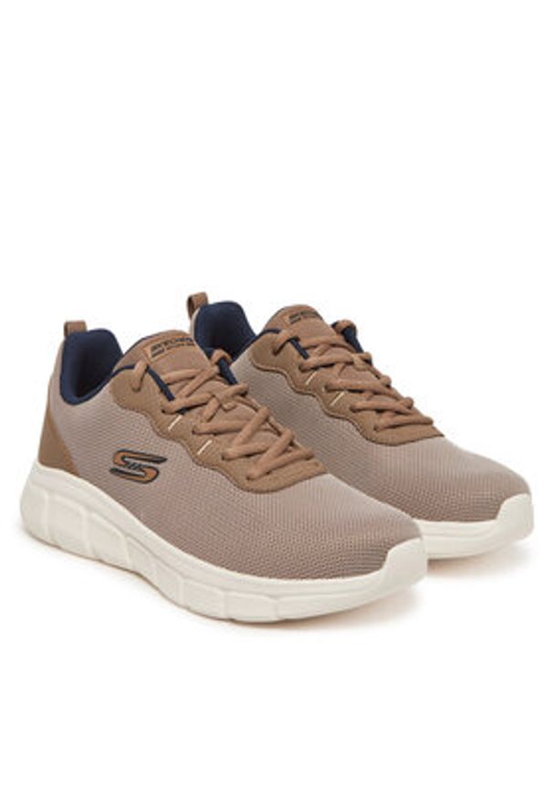skechers - Skechers Sneakersy Bobs B Flex-Icy Edge 118109/TPE Brązowy. Kolor: brązowy. Materiał: materiał