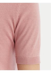 Weekend Max Mara T-Shirt Gabarra 2615361081 Różowy Slim Fit. Kolor: różowy. Materiał: jedwab, bawełna #4