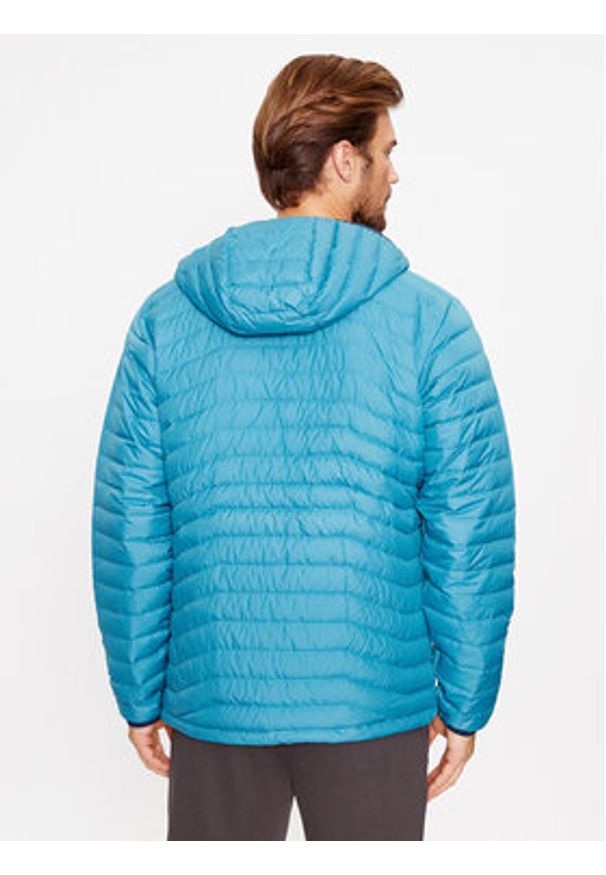 columbia - Columbia Kurtka przejściowa Westridge™ Down Hooded Jacket Niebieski Regular Fit. Kolor: niebieski. Materiał: syntetyk