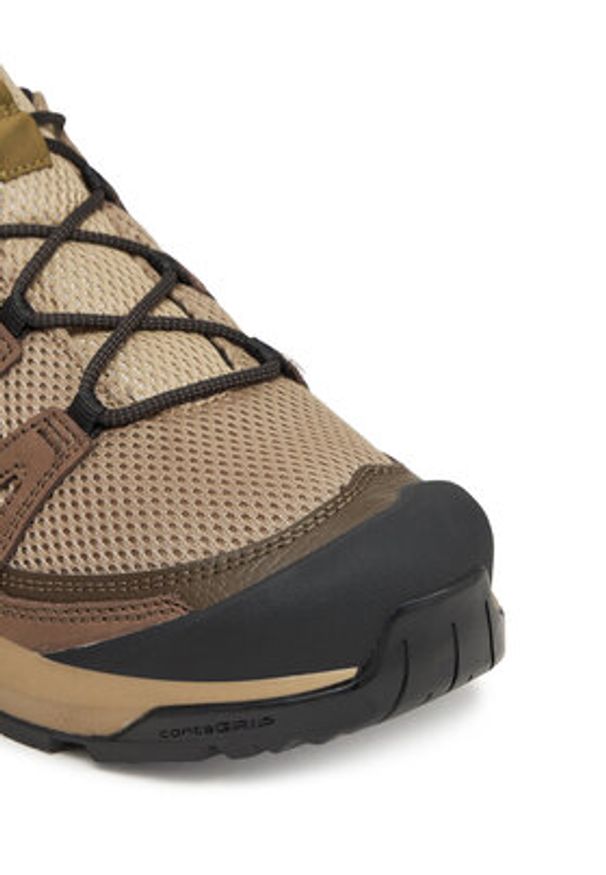 salomon - Salomon Trekkingi X-Adventure Recon L47815600 Beżowy. Kolor: beżowy. Materiał: nubuk, skóra. Sport: turystyka piesza