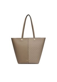 MICHAEL Michael Kors Torebka Flora 30T5GFFT3B Beżowy. Kolor: beżowy. Materiał: skórzane #6