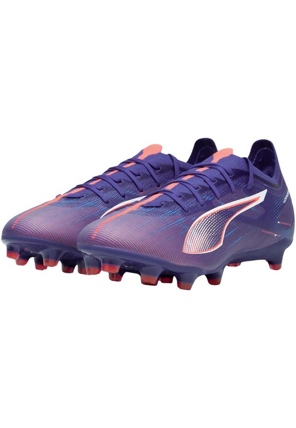Buty Piłkarskie Puma Ultra 5 Match Fg/Ag Dorosłych. Kolor: wielokolorowy, różowy, fioletowy. Sport: piłka nożna
