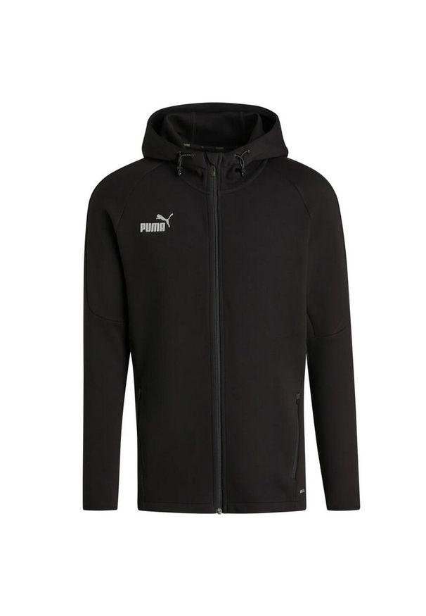 Puma - Męska Bluza Z Kapturem TeamFINAL Casuals Full Zip. Typ kołnierza: kaptur. Kolor: czarny