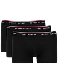 TOMMY HILFIGER - Tommy Hilfiger Komplet 3 par bokserek 3P Trunk 1U87903842 Czarny. Kolor: czarny. Materiał: bawełna #1