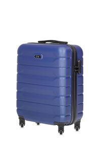 Ochnik - Komplet walizek na kółkach 19''/24''/28''. Kolor: niebieski. Materiał: guma, poliester, materiał, kauczuk #2