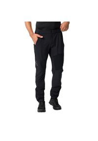 Vaude - Spodnie VAUDE Scopi III. Kolor: czarny. Materiał: softshell. Sezon: lato. Sport: turystyka piesza