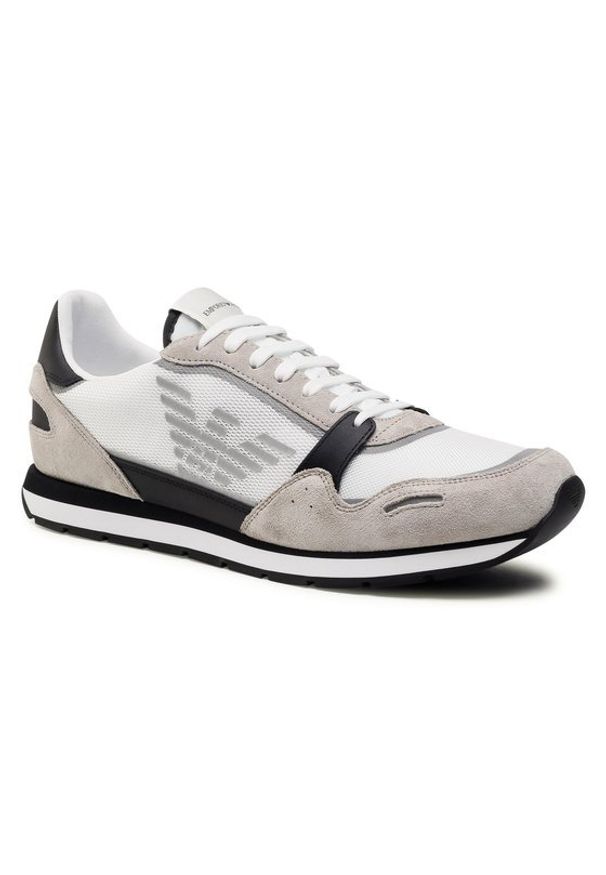 Emporio Armani Sneakersy X4X537 XM678 N638 Biały. Kolor: biały