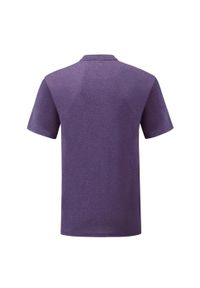 FRUIT OF THE LOOM - Męska Koszulka Valueweight. Kolor: fioletowy
