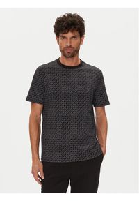 Michael Kors T-Shirt CS5529A5KS Czarny Regular Fit. Kolor: czarny. Materiał: bawełna