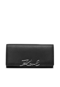 Karl Lagerfeld - KARL LAGERFELD Portfel B2W32014 Czarny. Kolor: czarny. Materiał: skóra #1