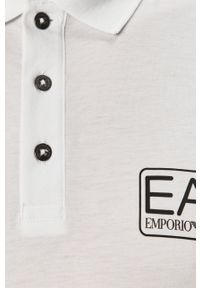 EA7 Emporio Armani - Polo 8NPF12.PJNQZ. Okazja: na co dzień. Typ kołnierza: polo. Kolor: biały. Materiał: dzianina. Długość: krótkie. Styl: casual #2