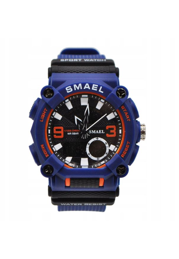 ITIMPORT - ZEGAREK MĘSKI SMAEL DUAL SPORTOWY WODOSZCZELNY W10. Styl: sportowy