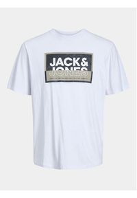 Jack & Jones - Jack&Jones T-Shirt Logan 12253442 Biały Standard Fit. Kolor: biały. Materiał: bawełna #5