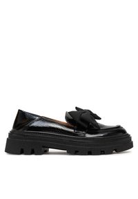 Loafersy DeeZee. Kolor: czarny