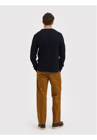 Selected Homme Sweter Vince 16059390 Granatowy Regular Fit. Kolor: niebieski. Materiał: bawełna #3