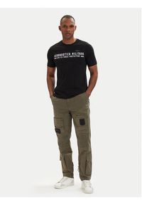 Aeronautica Militare Spodnie cargo 261PA1387UCT01493 Zielony Regular Fit. Kolor: zielony. Materiał: bawełna #2