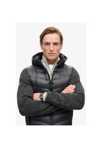Kurtka puchowa z kapturem Superdry Storm Hybrid. Typ kołnierza: kaptur. Kolor: szary. Materiał: puch #2