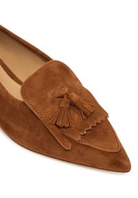 Lauren Ralph Lauren - LAUREN RALPH LAUREN Baleriny 802P04175002 Brązowy. Kolor: brązowy. Materiał: zamsz, skóra #6