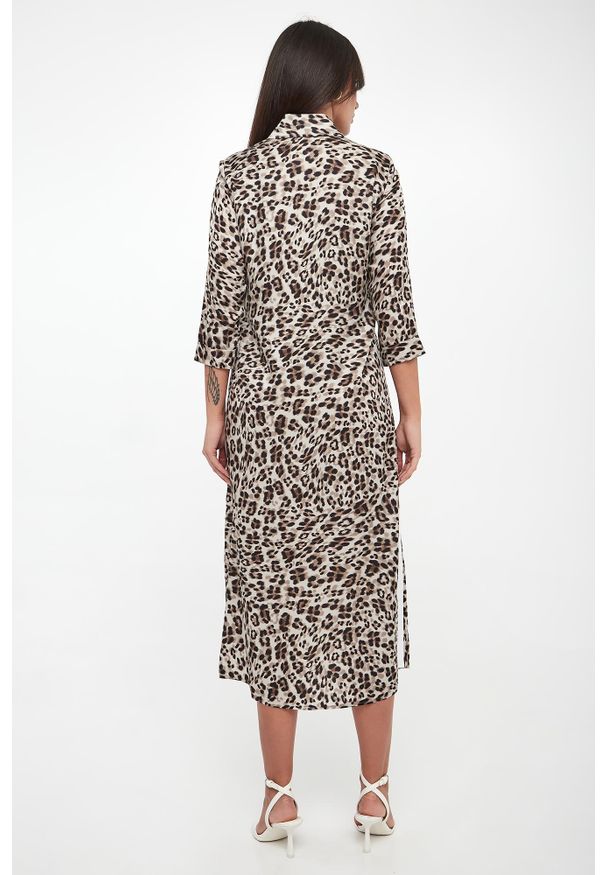 Sportalm - Sukienka szmizjerka ze zwierzęcym wzorem SPORTALM. Wzór: motyw zwierzęcy. Typ sukienki: szmizjerki
