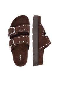 DeeZee Klapki CEO-HY35011-1 Brązowy. Kolor: brązowy. Materiał: materiał #2