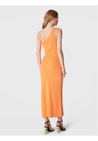 Seafolly Sukienka letnia One 54922-KN Pomarańczowy Slim Fit. Kolor: pomarańczowy. Materiał: bawełna. Sezon: lato #4