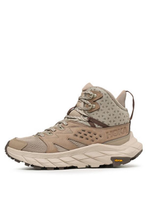 HOKA - Hoka Trekkingi Anacapa Breeze Mid 1134505 Brązowy. Kolor: brązowy. Materiał: materiał. Sport: turystyka piesza
